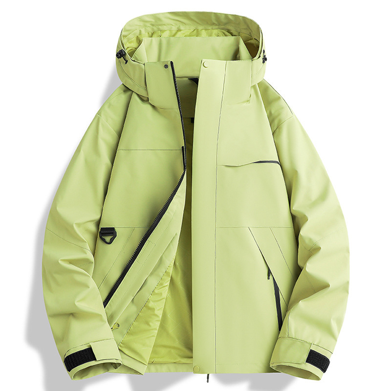 Picture of Woodpecker jacket women's 2025 new autumn and winter outdoor windproof and waterproof three-in-one couple hiking and hiking jacket