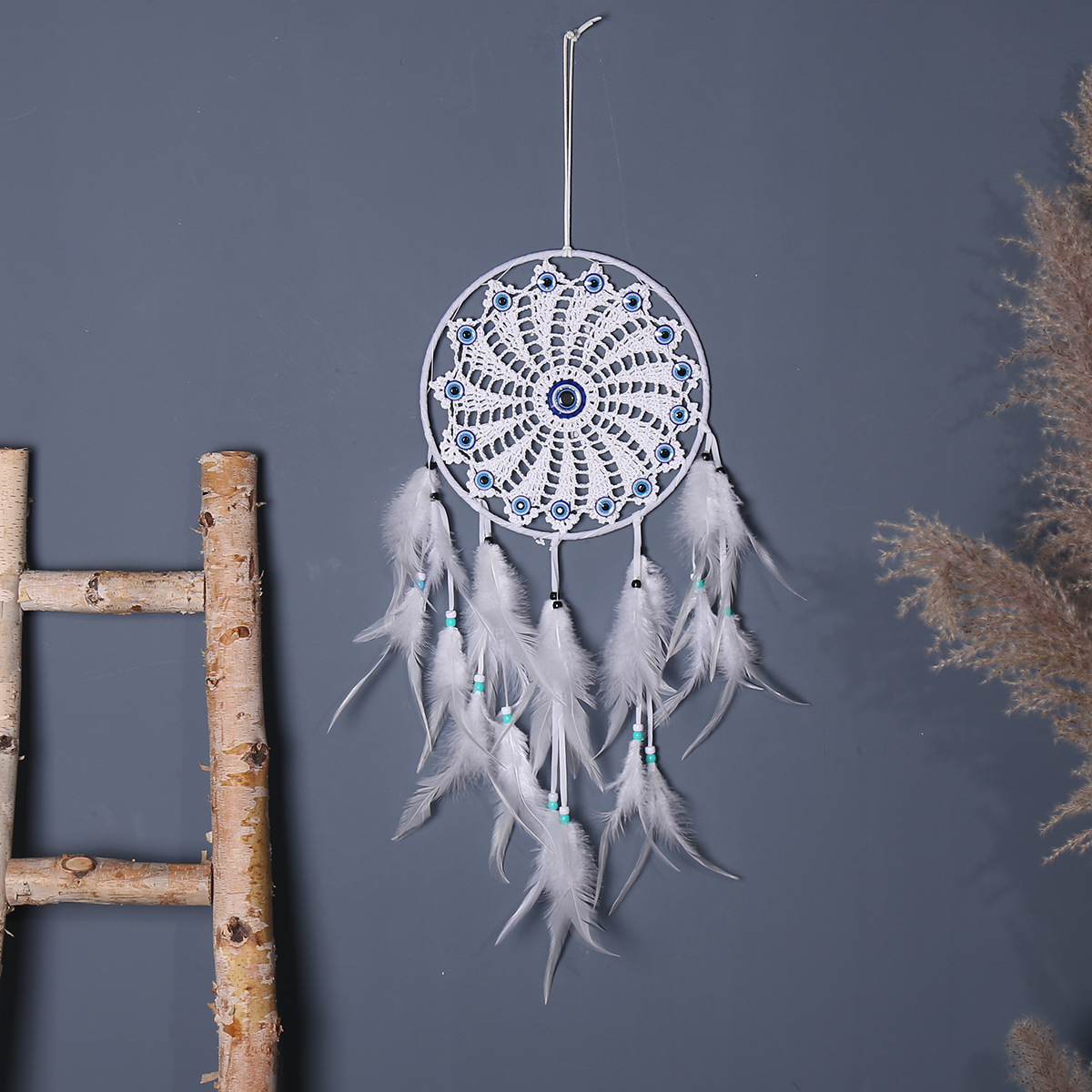 Picture of Devil's Eye dream catcher holiday gift home decoration wall hanging bedroom bedside wall decoration pendant dream catcher