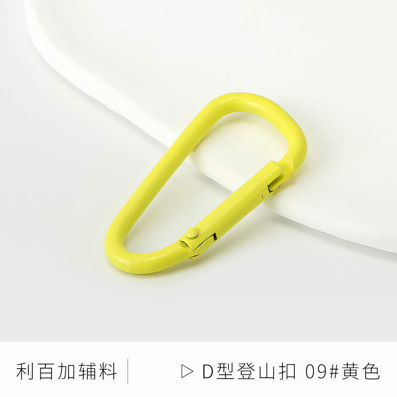 Picture of Color paint No. 5 gourd-shaped carabiner aluminum alloy jewelry accessories hand-adjusted water bottle keychain