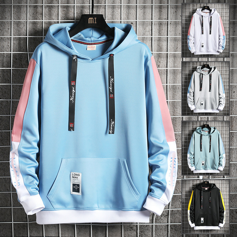 Picture of 2022 spring and autumn embroidery embroidery color hooded sweater spot fashion youth sports clothes