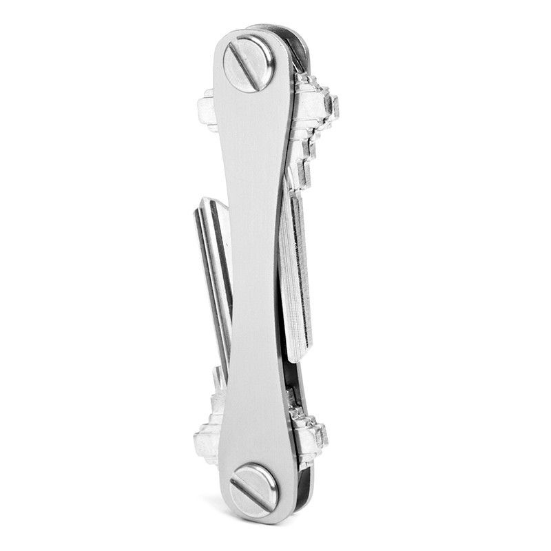 Picture of Aluminum Alloy key holder outdoor pendant metal key organizer multi-function key chain creative household key bag