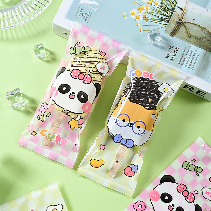 Transparent Ice Cream Packaging Bag Handmade Homemade Popsicle Ice Cream Old Popsicle Ice Cream Machine Sealing Bag Ice Cream Packaging Bag
