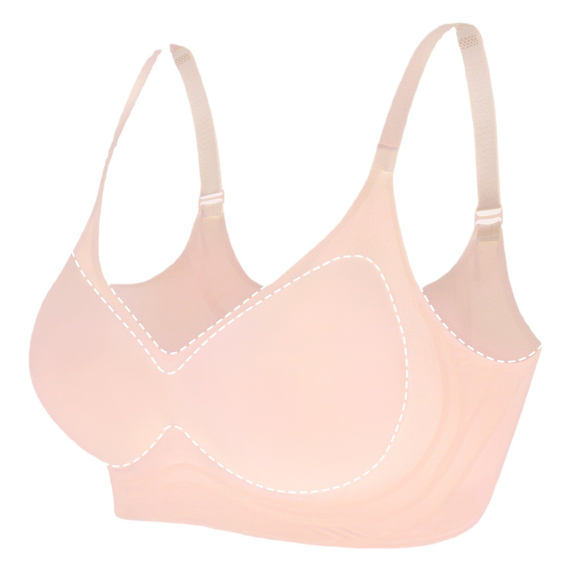 Japanese Milk Silk Seamless Wireless Bra for Women, Small Bust Push-Up, Large Bust Minimizing, 3D Soft Support, Thin Bra Factory