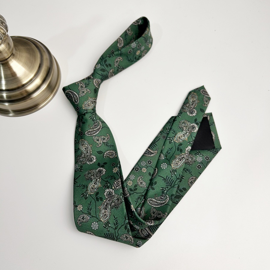 Picture of Cross-border Men's Tie Business Formal 8cm Printed Polyester Tie Wholesale Flower Casual Professional Tie