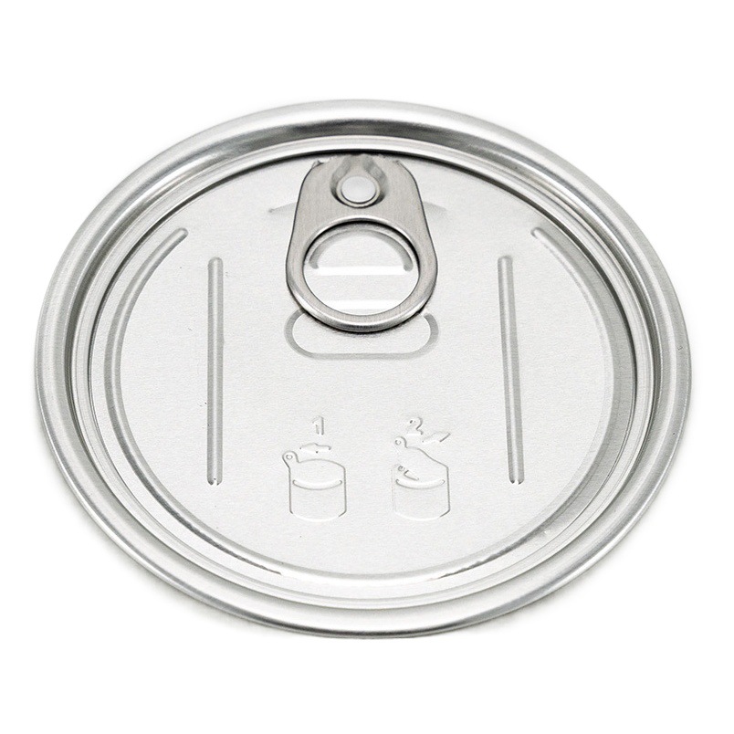 307#83 aluminum Easy-pull lid aluminum lid easy-pull can paper can aluminum can iron can easy-open pull ring seal metal seal