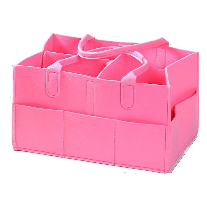 Cross-Border Portable Felt Diaper Bag Baby Diaper Storage Bag Felt Mommy Bag Diaper Storage Felt Bag