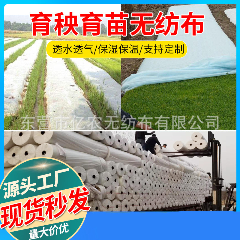 Factory sale wholesale PP spunbond non-woven fabric material rice seedling raising non-woven seedling raising non-woven fabric without hindrance cloth
