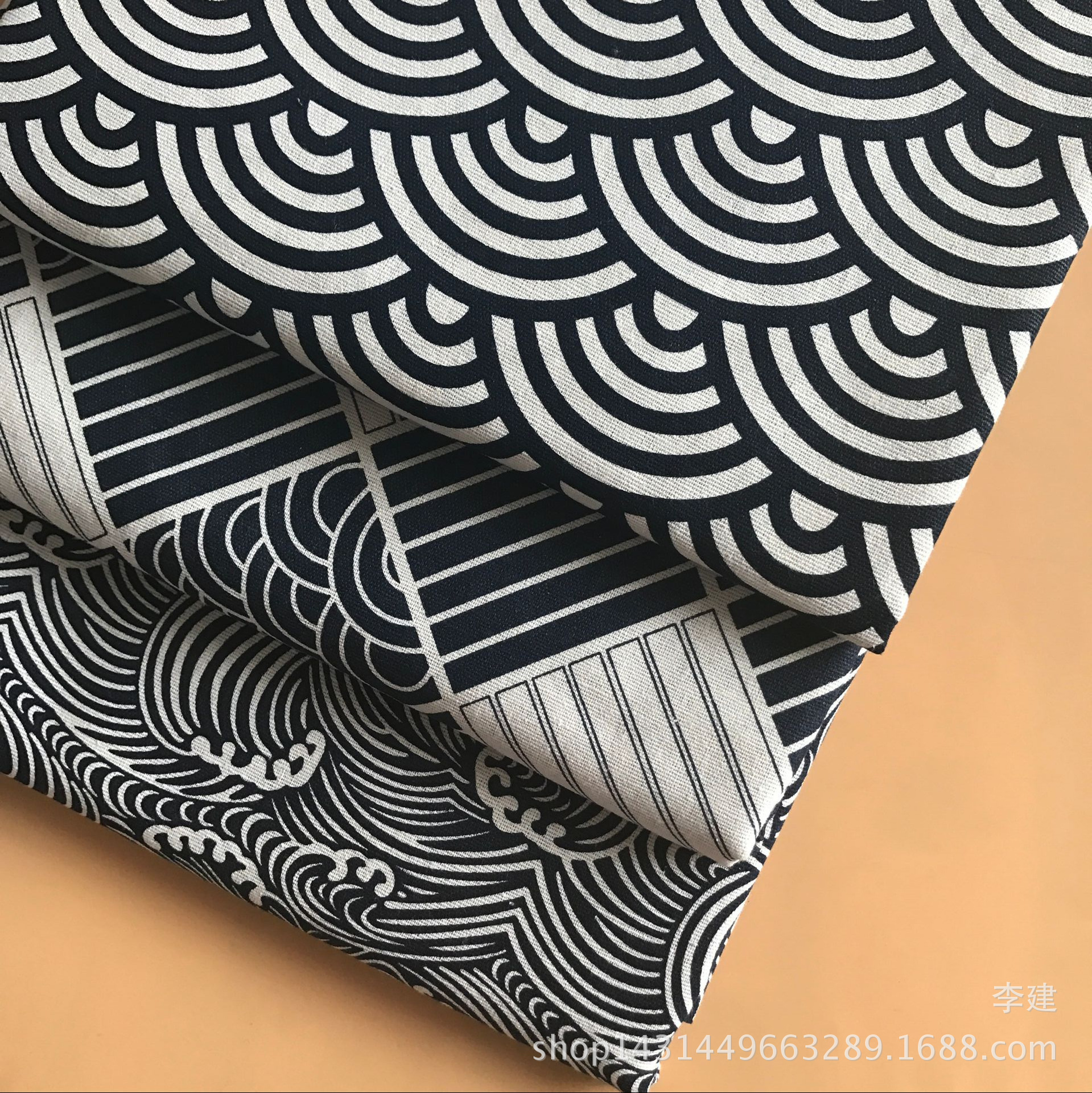 Recommended linen fabric linen cloth printing and wind series tablecloth crafts large favorably