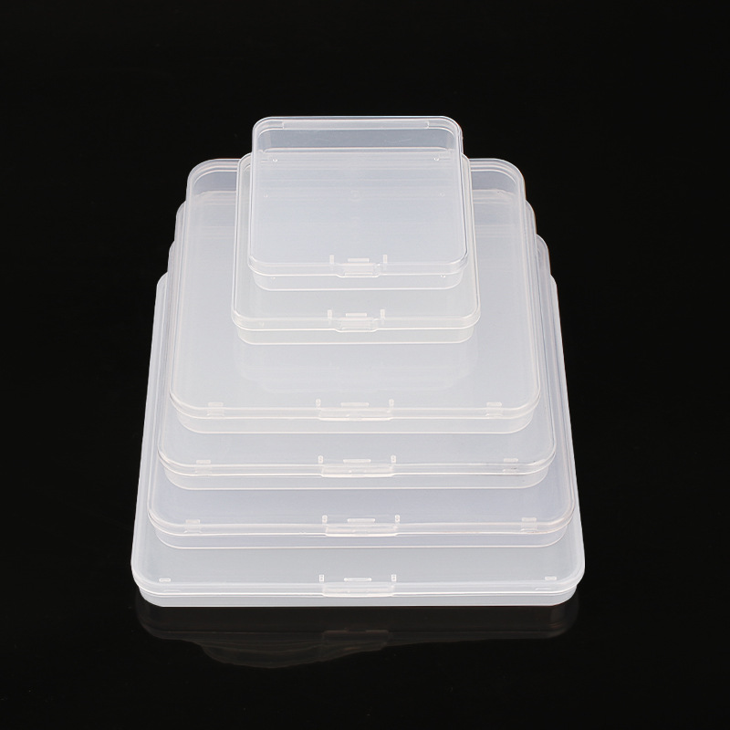 Cross-border Amazon 1.5 high transparent PP plastic square box stationery toy display box packaging box accessories X20