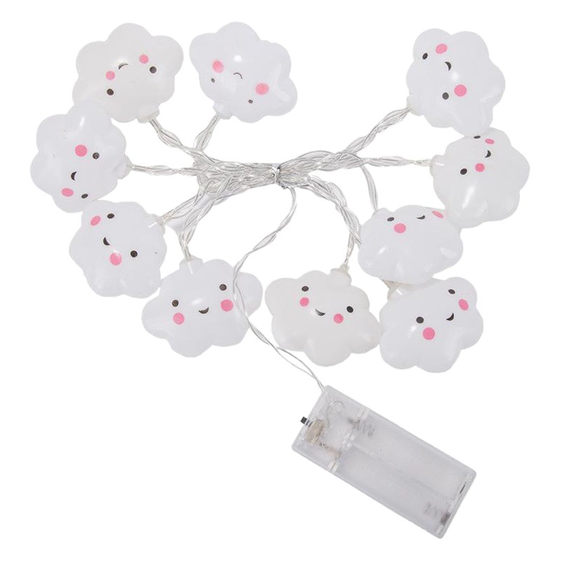 Star and Cloud String Lights, Rainbow Cartoon Decorative Lights, Children's Room Tent Camping Atmosphere Lights, Dreamy