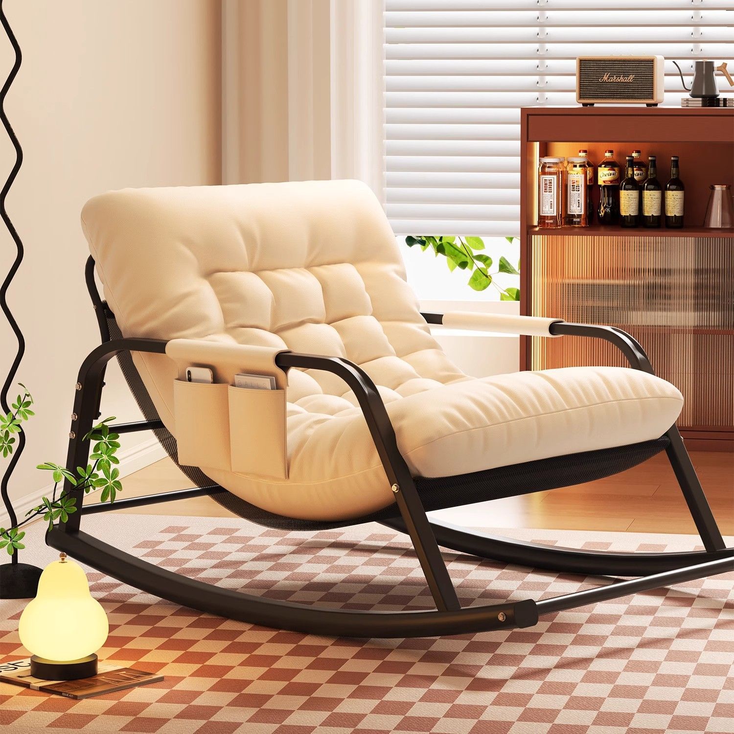 Lazy Sofa Lounge Chair Balcony Sunbathing Yaoyao Chair Home Lazy Chair Living Room Double Popular