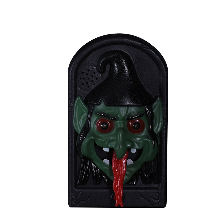 Picture of New Halloween Horror Shape Ghost Eye Doorbell Luminous Haunted House Secret Room Tricky Scary Toy Pendant Wholesale
