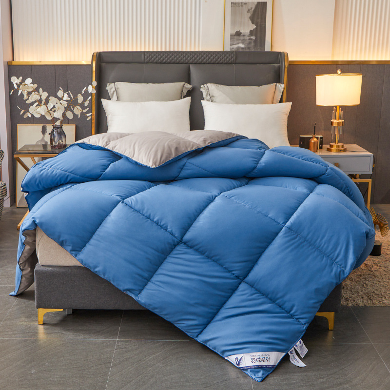 Picture of genuine goods Feather Velvet Quilt Spring and Autumn Quilt Thickened Gift Winter Quilt Down Quilt Cold-proof Warm Thick Quilt for Student Dormitory
