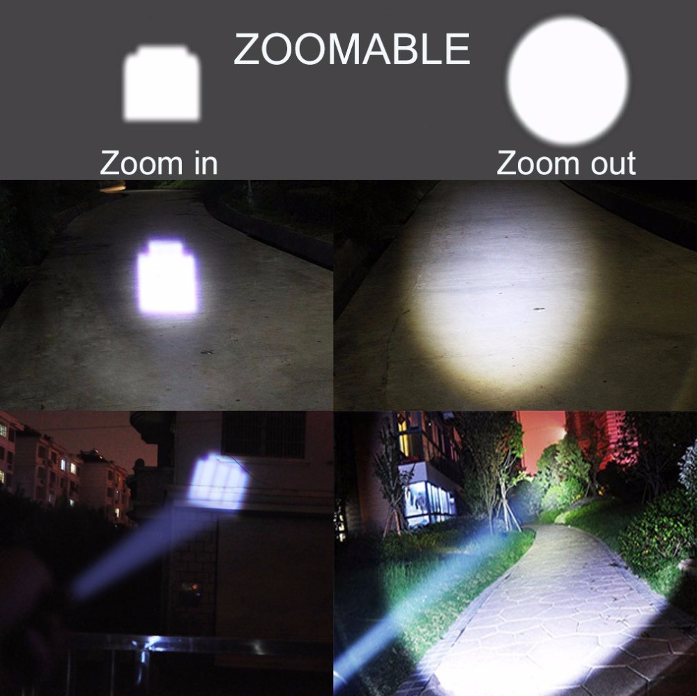 Picture of Mini flashlight red white green blue light three telescopic zoom UV violet light banknote cat moss fluorescence detection
