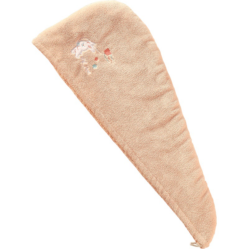 Coral Fleece Hair Drying Cap Women's Super Absorbent Quick-drying Turban Hair Washing Towel Cute Thickened Adult Shower Cap
