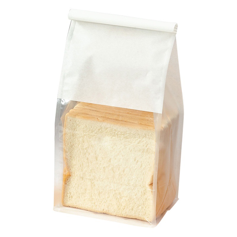 Bread Bags with Transparent Window, Thickened for Home Baking, Food Sealing Bags with Wire Edge Sealing, Toast Wholesale Factory