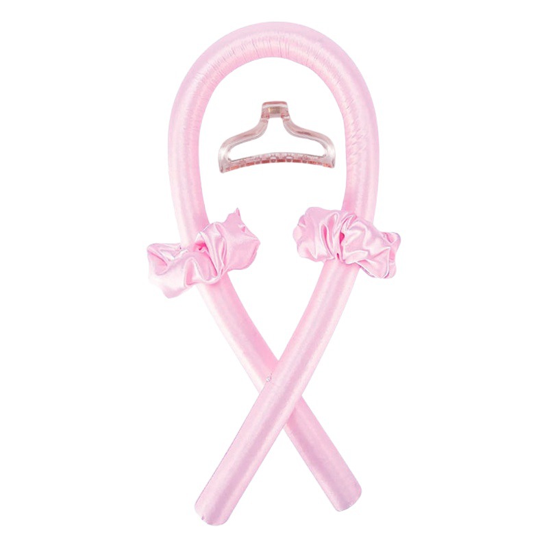 Factory wholesale cross-border with Clip No heat lazy curling iron sponge foam sleep curling iron large intestine hair ring