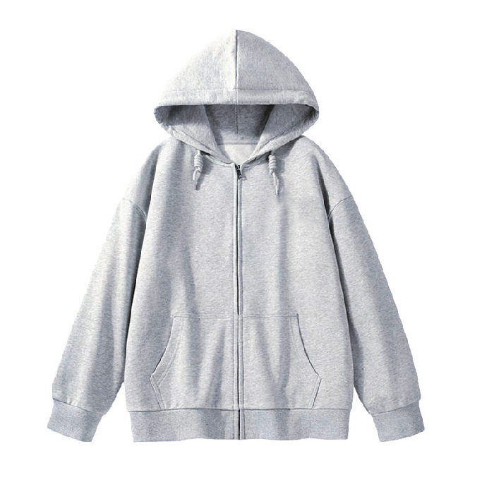 Picture of Velvet Thickeneded Flap Pocket Pants Hooded Sweatshirt for Women Autumn and Winter Cardigan Outwear Large Size Zipper Warm Top Export Women's Clothing
