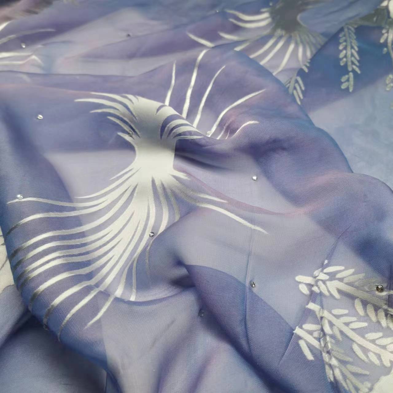 Picture of Phantom Mulberry Silk Blossom Silk Narrow Silk Shirt Skirt Fabric