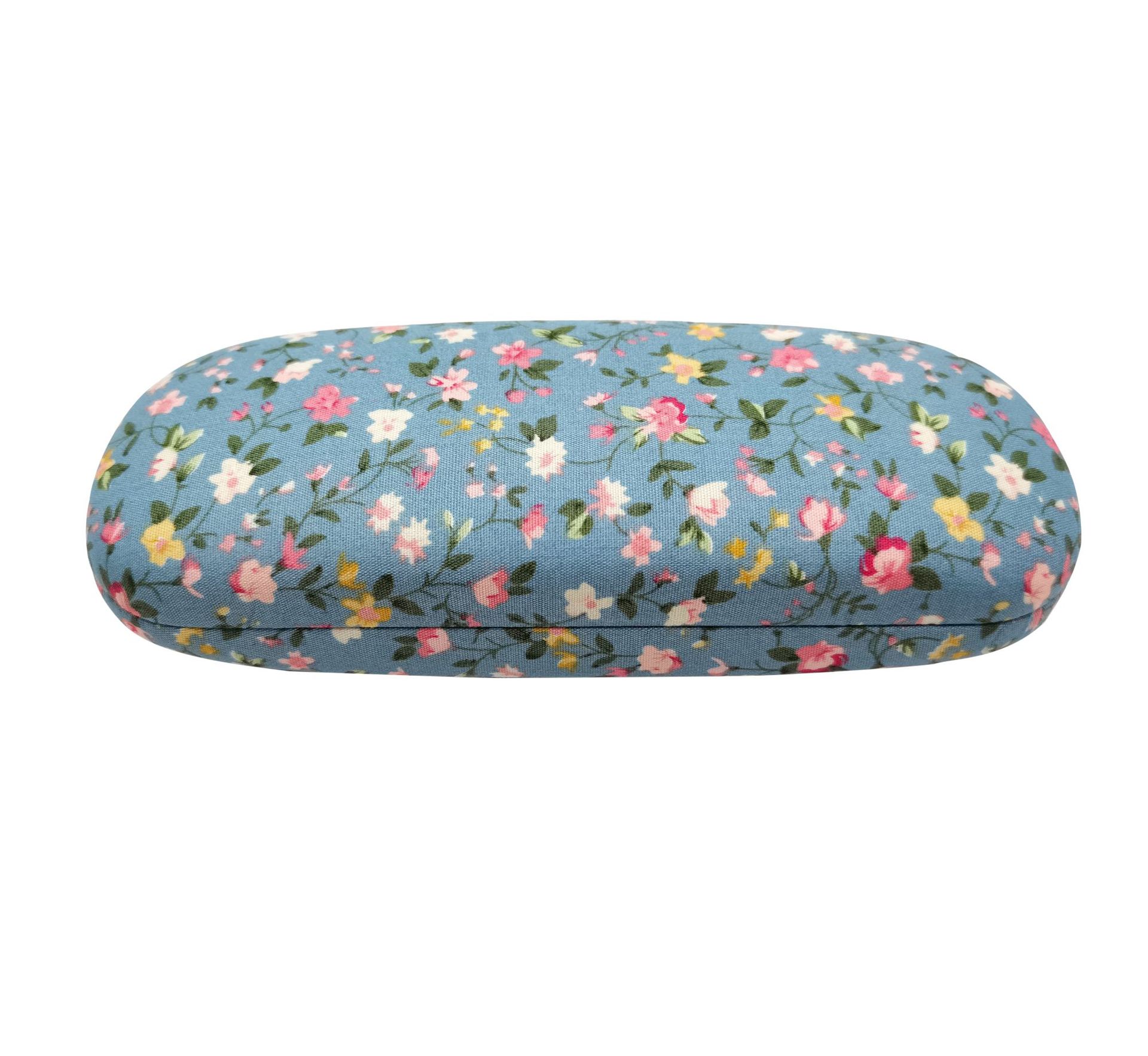 Picture of Cotton Floral Folding Glasses Box Vintage Floral Refreshing Simple Glasses Box Pastoral Folding Glasses Box