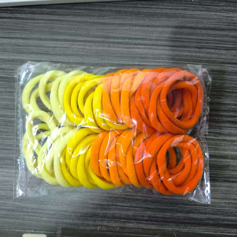Picture of Single Wholesale Black Headband Hair Tie for Women Korean Style High Elasticity Does Not Hurt Hair Rubber Band High Ponytail Baby Hair Accessories
