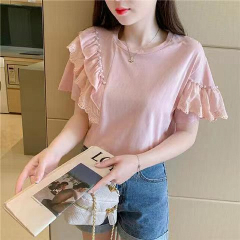 Picture of 2025 Summer New Design Beaded Heart Heavy Fashion Versatile Korean Version