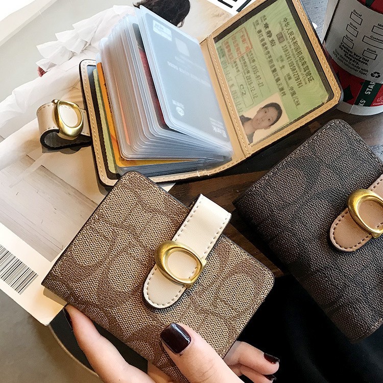 Picture of PVC Card Bag 2024 New Letter Niche Design Advanced Sense Card Bag Women's Large Capacity Card Set Instagram