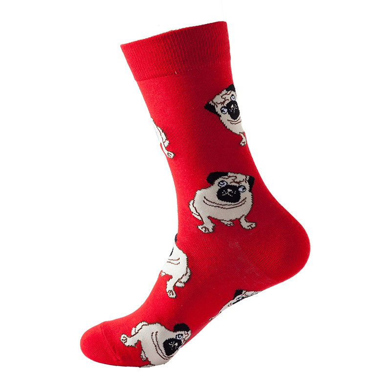 Picture of New Amazon Mid-Calf Socks for Men, Cotton, Women's European and American Ins Style Autumn and Winter Internet Celebrity Trendyy Socks Wholesale