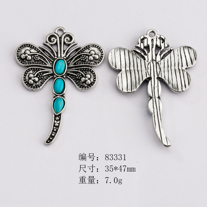 Picture of Cross-border Hot Selling European and American Style Vintage Native American Neajo Pine Stone Jewelry Accessories Imitation diy Pendant