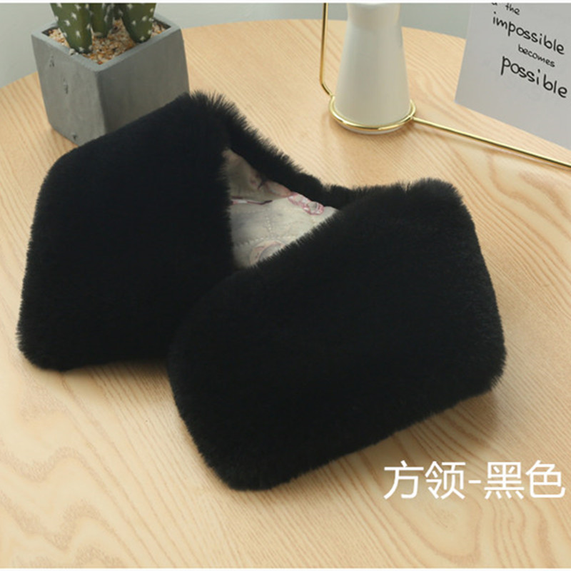 Picture of Amazon cross-border autumn and winter imitation rex rabbit fur collar scarf fur collar warm fur artificial fur scarf neck protection