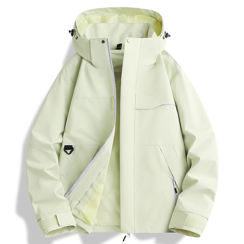 Picture of Woodpecker jacket women's 2025 new autumn and winter outdoor windproof and waterproof three-in-one couple hiking and hiking jacket