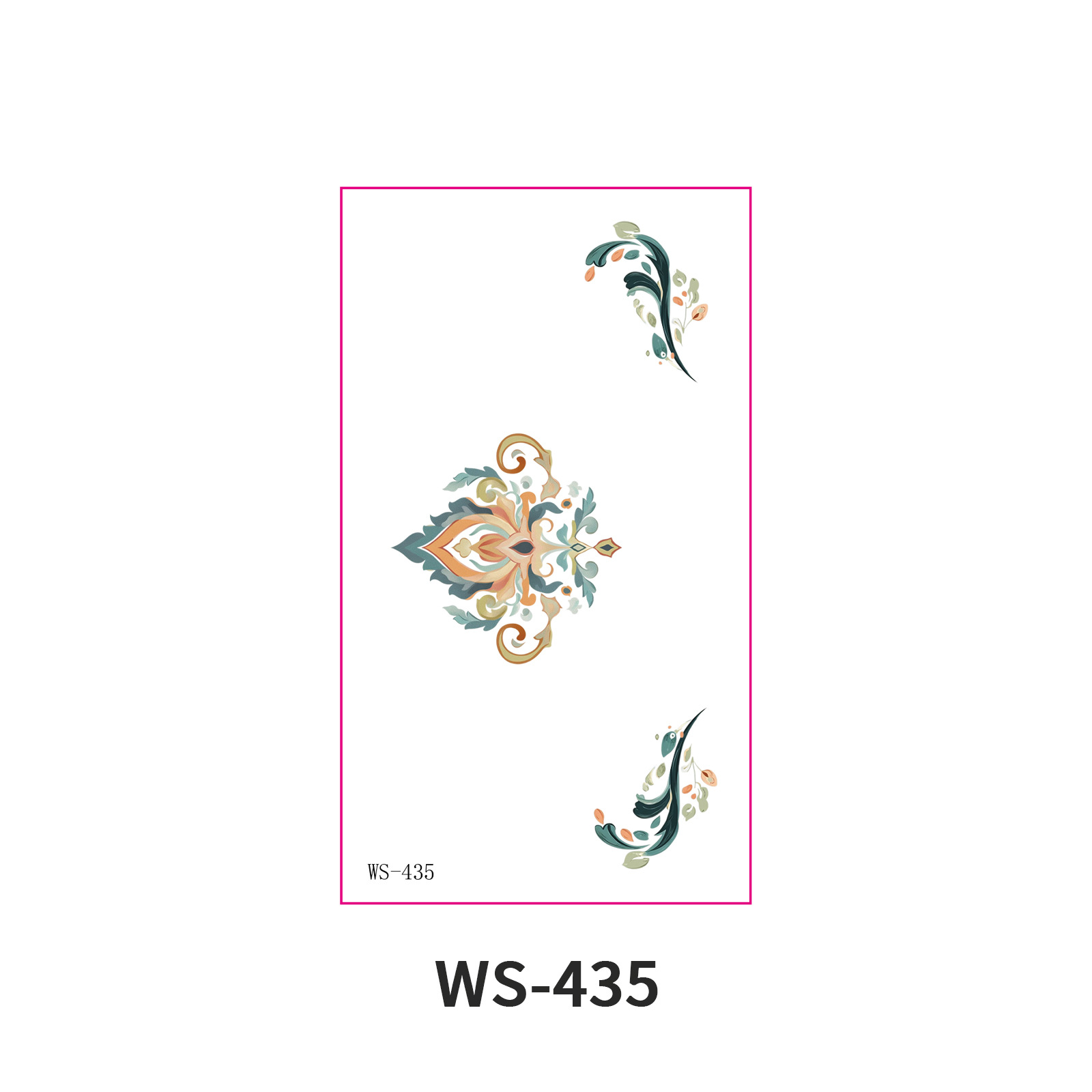 Picture of New Nezha Acrylic Face Tattoo Sticker Children's Forehead Print Eyebrow Sticker Waterproof Sweat Painted Face Sticker
