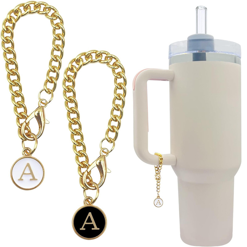 Amazon Hot Stanley Cup Letter Pendant Charm Accessories 1/2 Set Letter Identifier