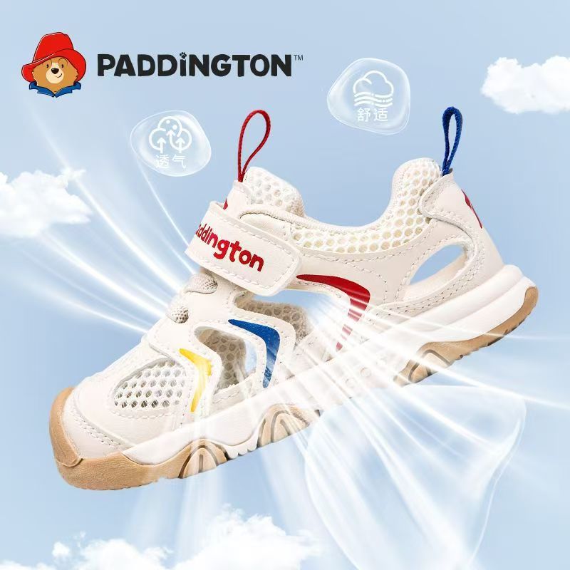 Paddington Bear summer new children's non-slip breathable toddler sandals men's casual shoes women's comfortable functional shoes