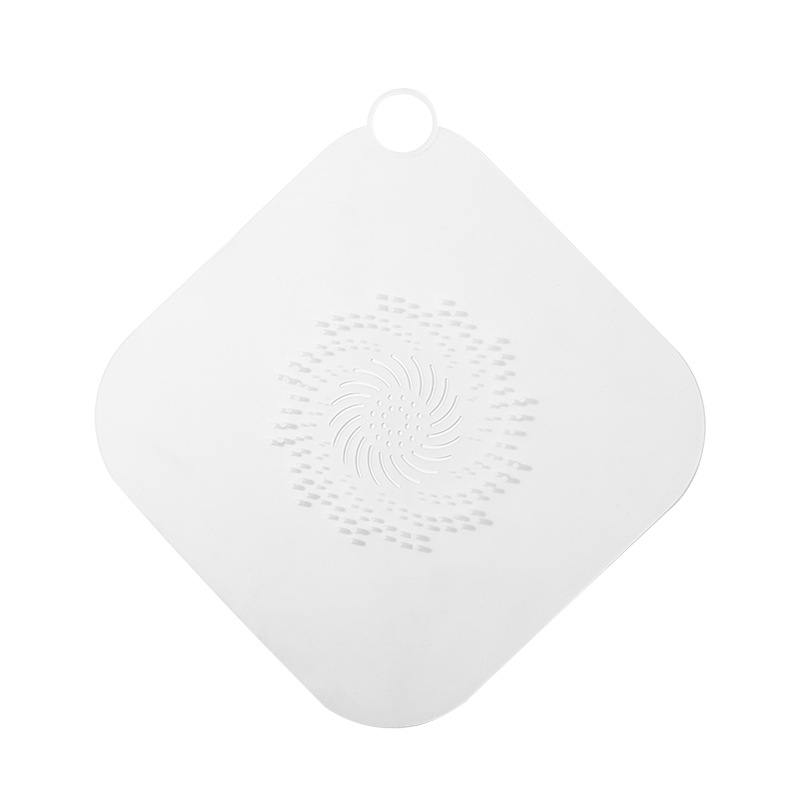 Picture of Sink anti-clogging silicone floor drain cover bathroom drain hair anti-clogging filter sewer filter