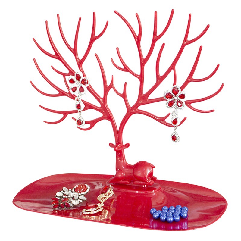 Fawn Goo Card Hanger Earring Rack Bracelet Jewelry Storage and Finishing Hanger Antler Tree Earrings Jewelry Display Rack