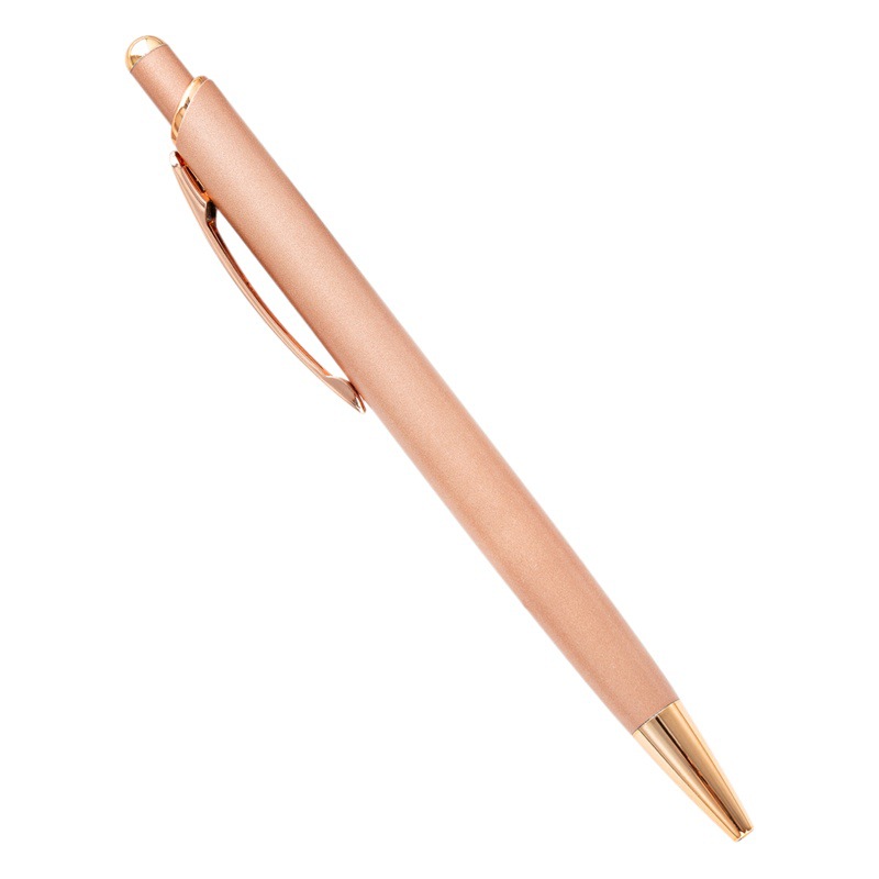 Press Metal Ballpoint Pen wholesale laser logo student writing gift advertising pen spot Press ballpoint pen
