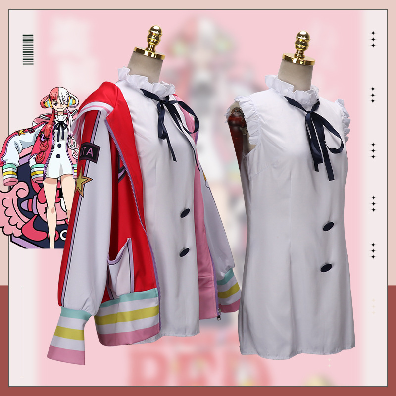 Picture of One Piece cos Suit One Piece RED Theater Edition World Song Ji UTA UTA cosplay Coat