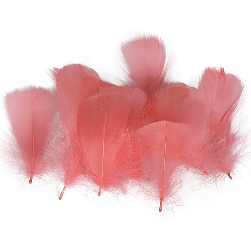 Picture of Special offer about 100 colored small floating feathers goose feather diy jewelry festival scene decoration filler feathers