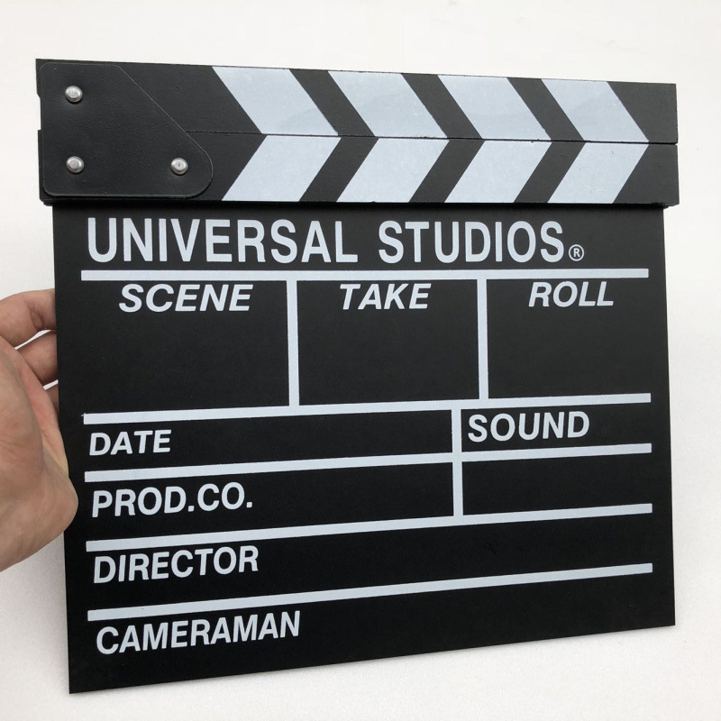 New Fire Director Board Large Wooden Director Board Field Noteboard Flapping Board Photography Props Ornaments