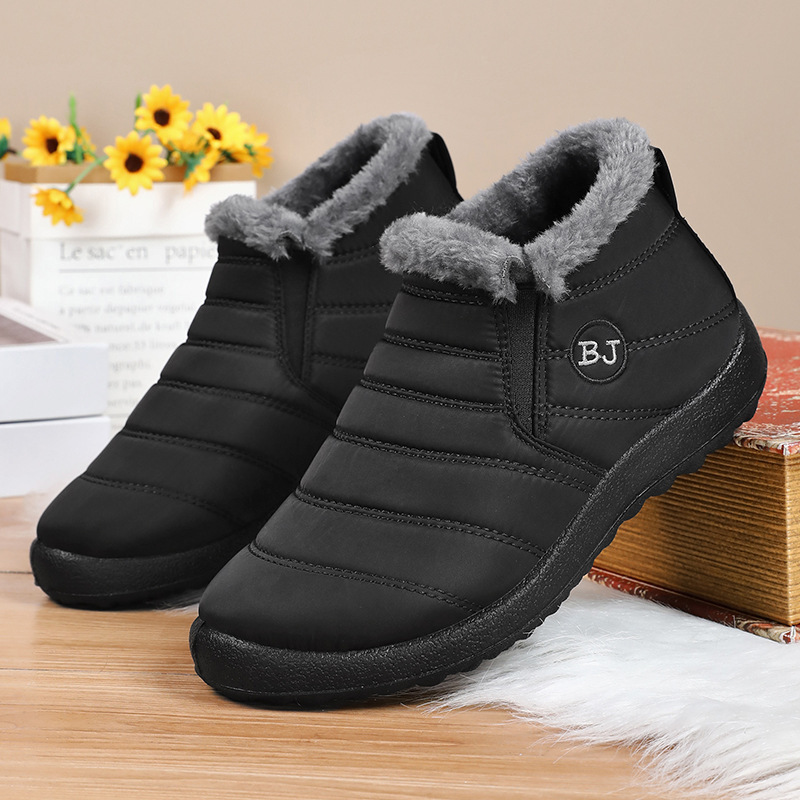 Cotton shoes winter new foreign trade couple snow boots fleece-lined thickened cotton boots polyurethane warm casual walking shoes