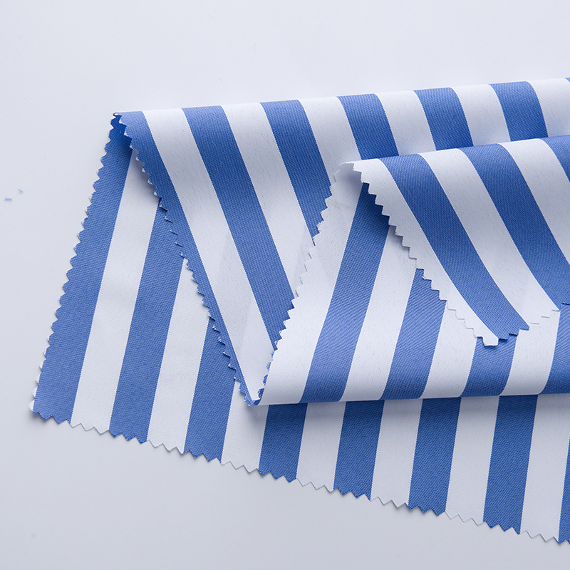 Picture of Polyester Coarse Striped Yarn-dyed Fabric Striped Shirt Fabric Polyester Fine Strip Cloth Clothing Shoes Table Tablecloth Luggage Cloth