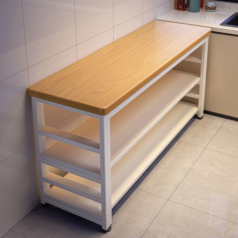 Kitchen shelf floor-to-ceiling multi-layer multi-layer household cutting table workbench storage rack microwave storage rack