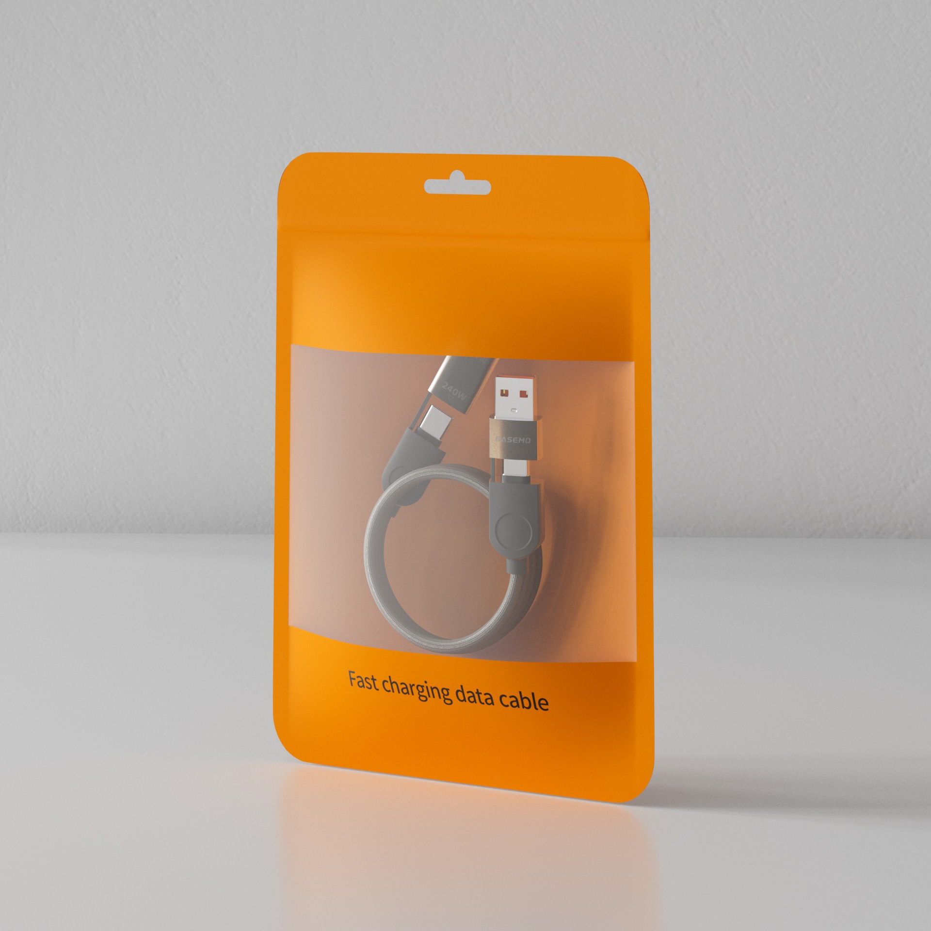 Picture of [Pin Control Excellent] Double Magic Magnetic Data Cable 240W Suitable for Huawei Pd Fast Charging Apple 16 Braided Fast Charging Cable