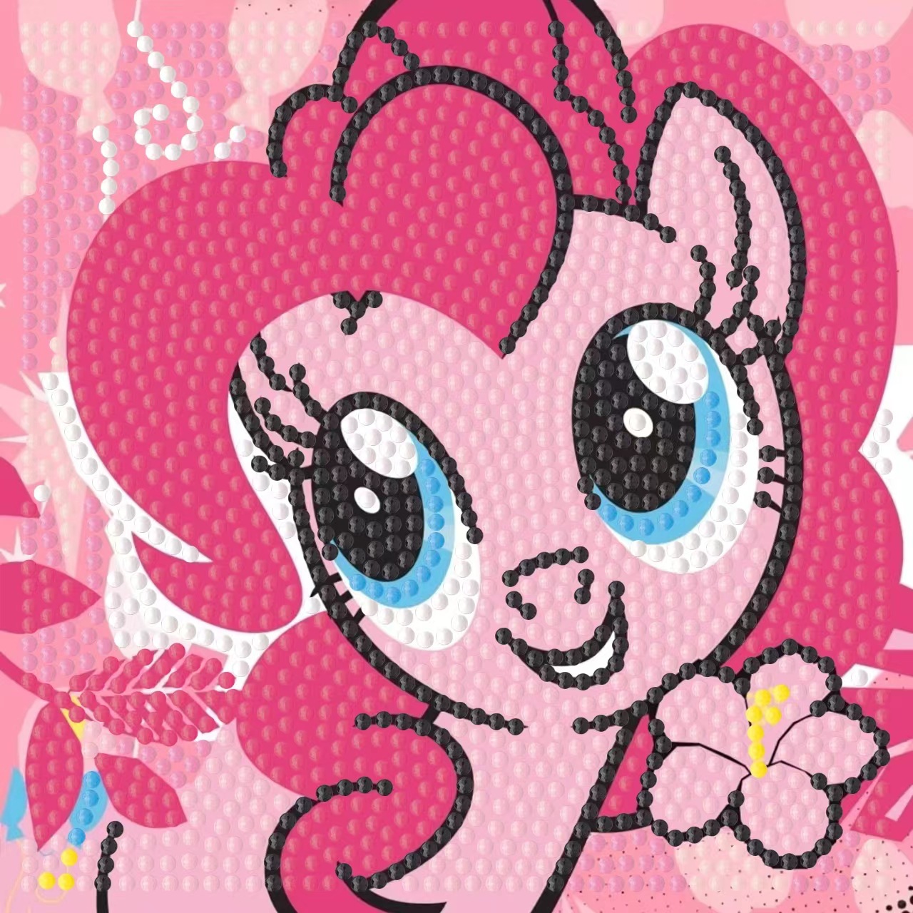 Picture of Original God New Diamond painting children student diy handmade diamond material package with frame Cartoon Cartoon educational toys