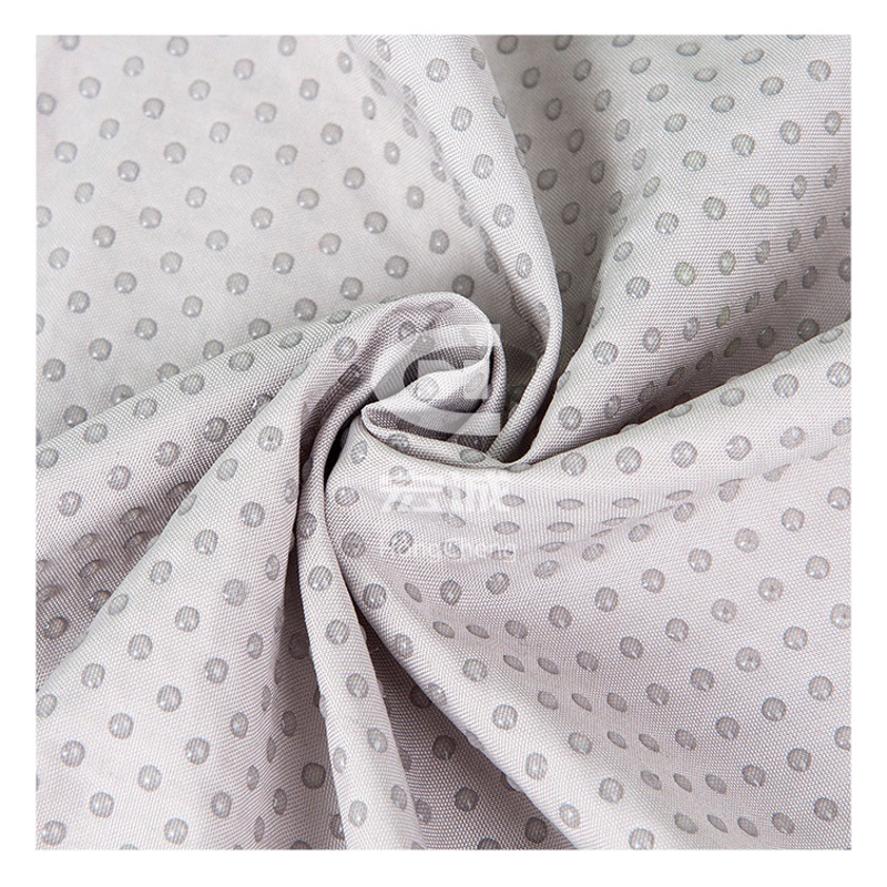 Spring and Summer Sofa Cushion Fabric Transparent Silicone Dot Drop Plastic Processing Anti-slip Cloth Home Textile Anti-slip Fabric