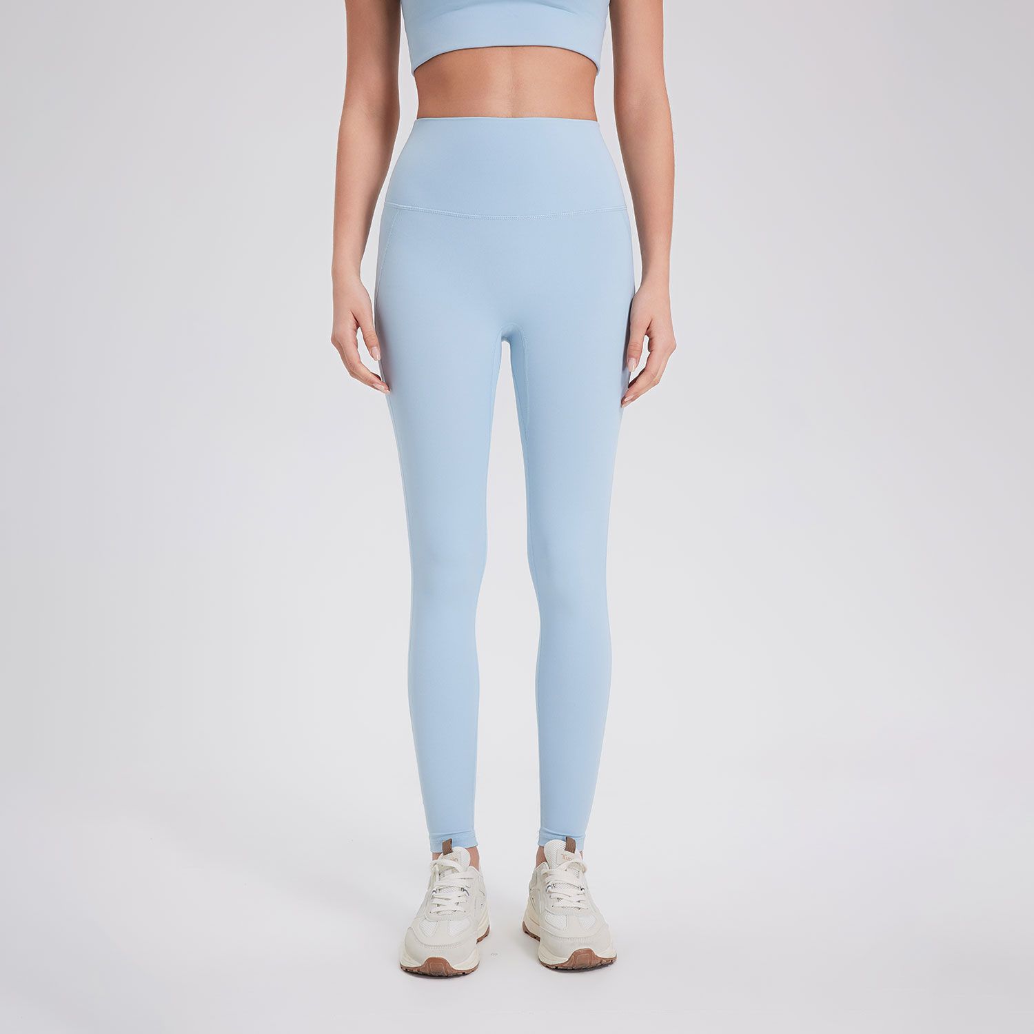 Picture of No-Wearing Underwear Zero Sense One-Piece Yoga Pants Seamless Naked Sense Back Pocket Peach Hip Tight Sports Fitness Pants