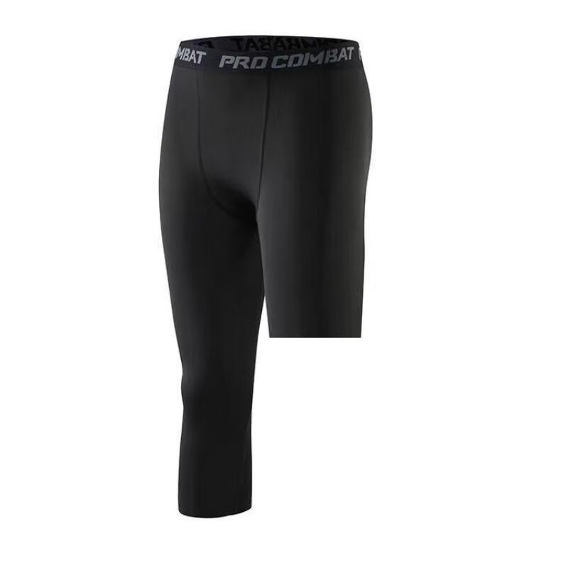 Picture of Amazon Sports Tight Pants American Men's Fitness Running Pants PRO Quick-drying Basketball Cropped Leggings Cross-border