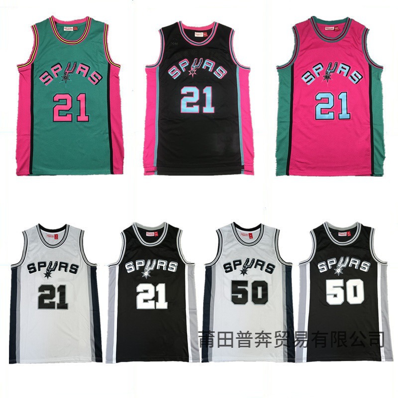 Wholesale Spurs 21 Duncan Robinson Embroidered Retro Basketball Uniforms Sports Vests for Men and Women and Teenagers
