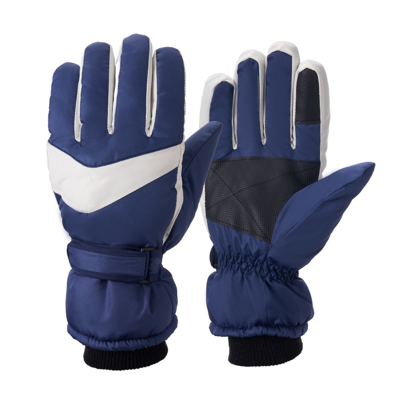 Picture of Strict selection winter ski gloves adult outdoor fleece-lined electric car riding gloves men's waterproof touch screen warm gloves